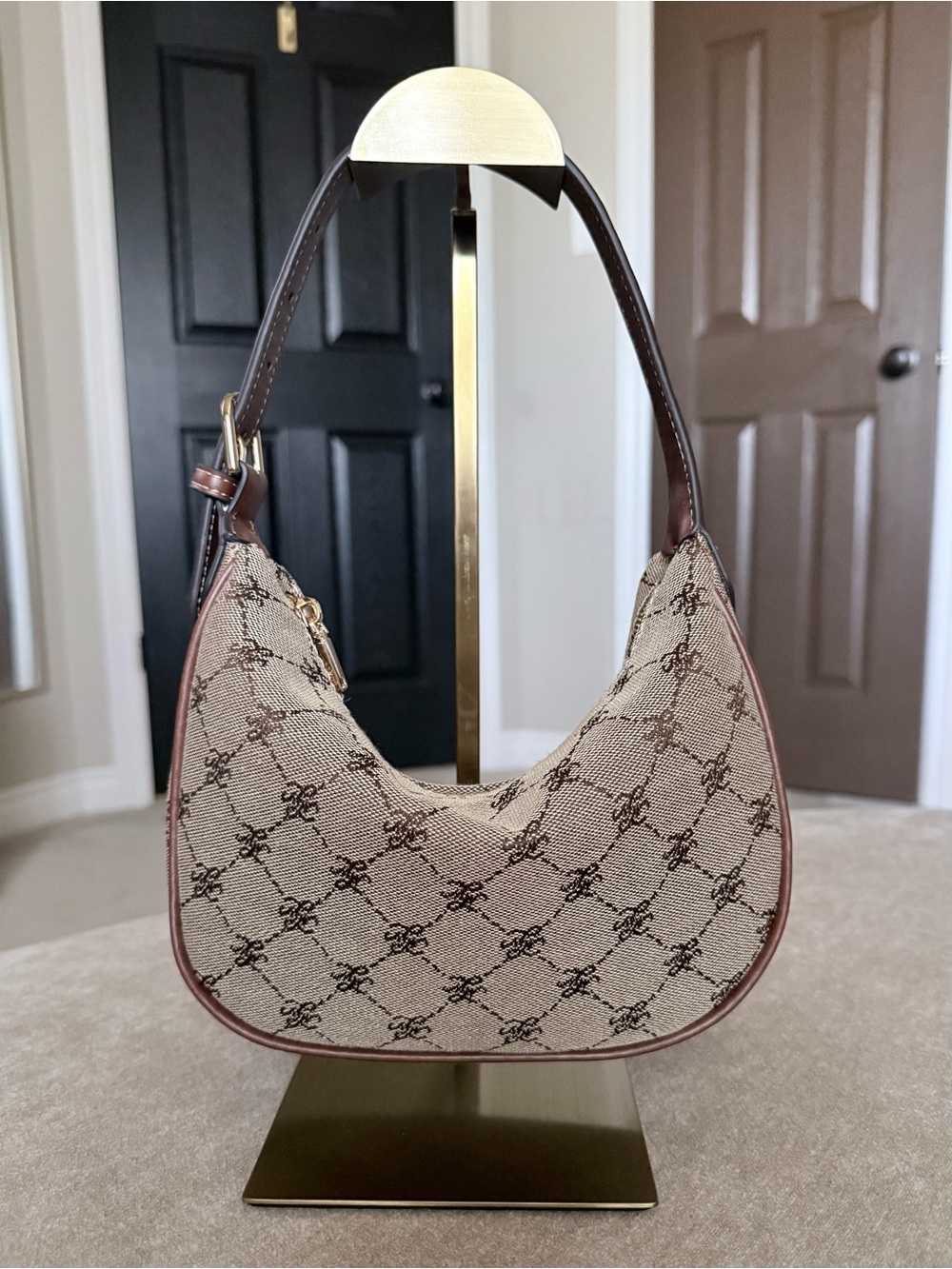 Mango Monogram Shoulder Bag - Picture 10 of 11